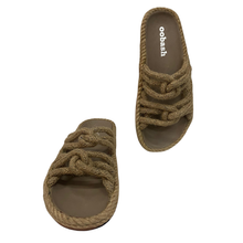Rope footbed sandal Natural by oobash / Buddify
