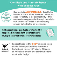 Travel Cot Blackout Canopy Air Permeable Mesh Blocks 94 Percent Of Light by SnoozeShade / Buddify