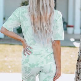 Women Printed Letter Graphic Lounge Set by Trendsi