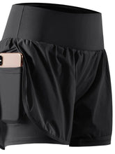 Pocketed High Waist Active Shorts by Trendsi