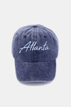 Zenana Washed ATLANTA Embroidered Baseball Cap by Trendsi