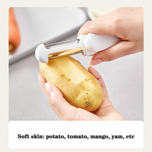 3 In 1 Multifunctional Rotary Paring Knife 360 Rotating Stainless Steel Peeler And Grater Kitchen Gadgets Multifunctional Paring Knife Stainless Steel Paring Knife For Peeling Shredding by fashioncafee.com