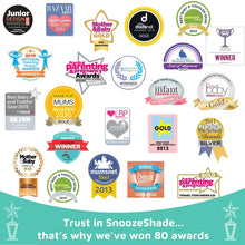 SnoozeShade Plus Extra (6m+) Universal Pushchair & Buggy Sunshade Blocks 99% of UV & Aids Baby Naps by SnoozeShade