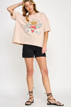SAGE+FIG Love-Inpired Graphic Oversized T-Shirt by Trendsi