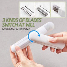 3 In 1 Multifunctional Rotary Paring Knife 360 Rotating Stainless Steel Peeler And Grater Kitchen Gadgets Multifunctional Paring Knife Stainless Steel Paring Knife For Peeling Shredding by fashioncafee.com