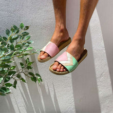 'STRAWBERRY' - Rosa Sandalen in Erdbeerpink, Weiß, Nude, Mint - vegan by Fünve / Buddify
