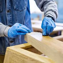 Disposable Vinyl Exam Gloves, 4 Mil-Thick -Latex Free Powder Free, Food Safe, Cleaning Gloves-Blue, 100 count by fashioncafee.com