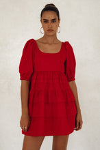 Andrea Baby doll Cotton Mini Dress 100% Cotton by ELF / Buddify