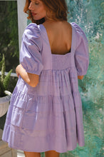 Andrea Baby doll Cotton Mini Dress 100% Cotton by ELF / Buddify