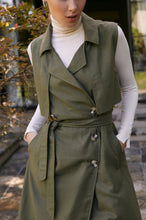 Arden Belted Vest Trench by ELF / Buddify