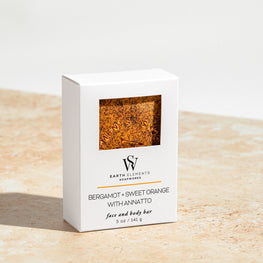 BERGAMOT + SWEET ORANGE WITH ANNATTO SOAP by Earth Elements Soapworks
