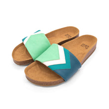 'CUCUMBER' - Grüne Sandalen in Mint, Weiß, Türkis, Petrol - vegan Sandel's by Fünve / Buddify