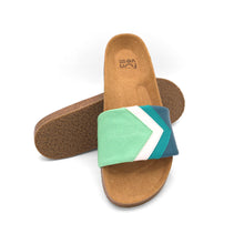 'CUCUMBER' - Grüne Sandalen in Mint, Weiß, Türkis, Petrol - vegan Sandel's by Fünve / Buddify