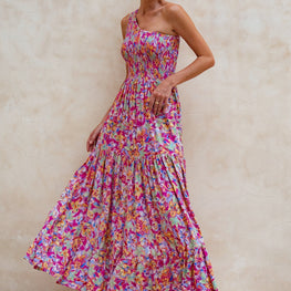 Cassandra One Shoulder Maxi Dress by ELF / Buddify