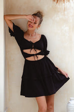 Chantelle Ruffled Linen Mini Dress (Sale) by ELF / Buddify