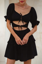 Chantelle Ruffled Linen Mini Dress (Sale) by ELF / Buddify