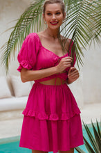 Chantelle Ruffled Linen Mini Dress (Sale) by ELF / Buddify