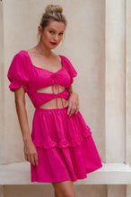 Chantelle Ruffled Linen Mini Dress (Sale) by ELF / Buddify