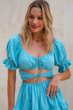 Chantelle Ruffled Linen Mini Dress (Sale) by ELF / Buddify