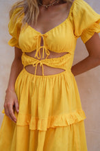 Chantelle Ruffled Linen Mini Dress (Sale) by ELF / Buddify