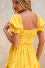 Chantelle Ruffled Linen Mini Dress (Sale) by ELF / Buddify