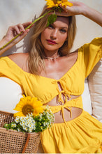 Chantelle Ruffled Linen Mini Dress (Sale) by ELF / Buddify