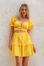 Chantelle Ruffled Linen Mini Dress (Sale) by ELF / Buddify