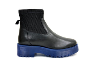 Olivia Blue Platform Chelsea by oobash