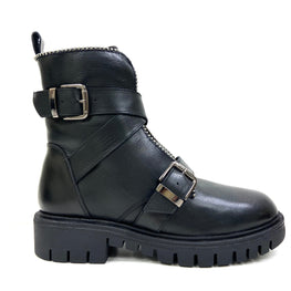 Billie Studded Lug Sole Boot by oobash / Buddify