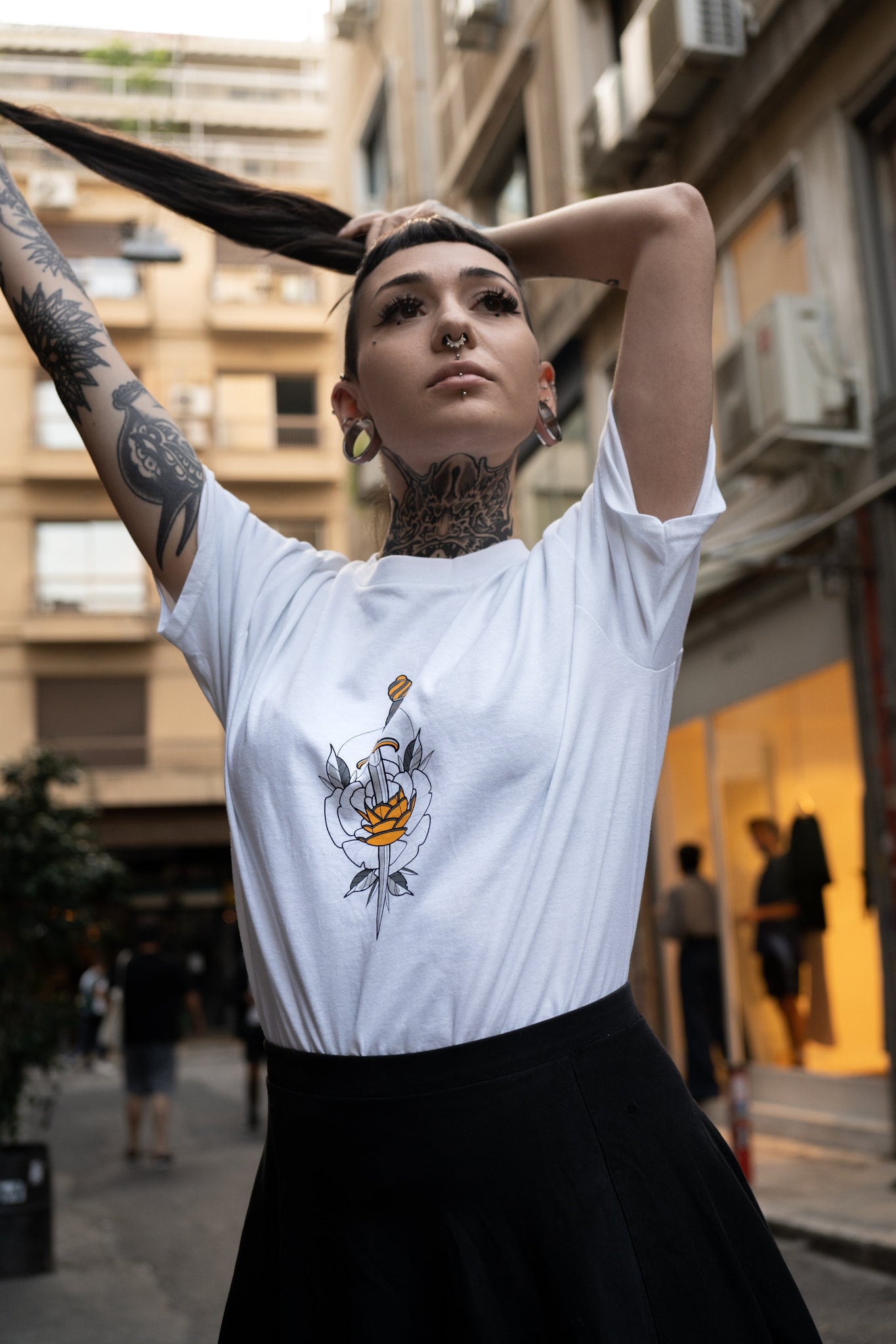 White T-Shirt "Romeo is Dead" by Kill Romeo Apparel / Buddify