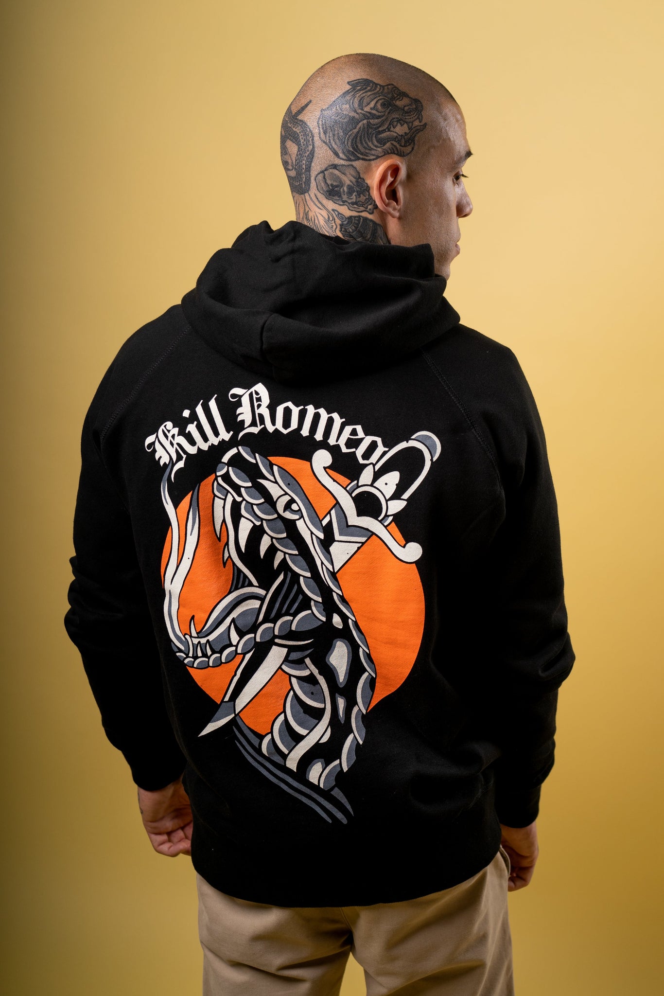 Traditional Snake Hoodie by Kill Romeo Apparel