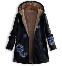 Winter Retro Hooded Cashmere Jacket for Women by ZenDrop Shipping