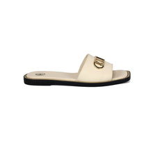 Odeta comfy fit classic ELLE women Sandal in Cream by oobash / Buddify