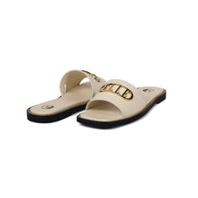 Odeta comfy fit classic ELLE women Sandal in Cream by oobash / Buddify