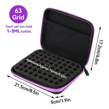 Compact 63 Slot Travel Case for Oils Polishes by Cartfind / Temu