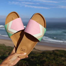 'STRAWBERRY' - Rosa Sandalen in Erdbeerpink, Weiß, Nude, Mint - vegan by Fünve / Buddify