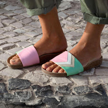 'STRAWBERRY' - Rosa Sandalen in Erdbeerpink, Weiß, Nude, Mint - vegan by Fünve / Buddify