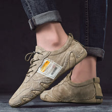 Genuine Leather Octopus bean shoes For Men Fashion Flats Shoes walking sports loafer breathable outdoor Men's driving shoes by fashioncafee.com