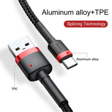 Baseus USB Type C Cable for Samsung S10 S9 Quick Charge 3.0 Cable USB C Fast Charging for Huawei P30 Xiaomi USB-C Charger Wire by fashioncafee.com