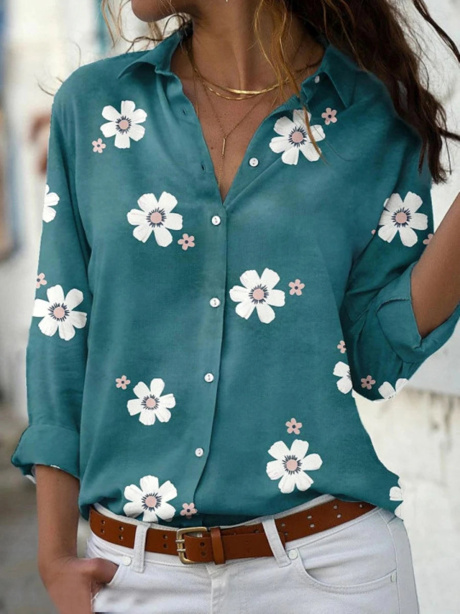New elegant shirt ladies casual temperament women shirt fashion long-sleeved ladies shirt by icevoolen / Dropshipman