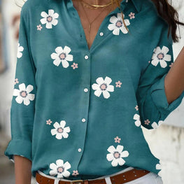 New elegant shirt ladies casual temperament women shirt fashion long-sleeved ladies shirt by icevoolen / Dropshipman