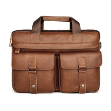 JOYIR Genuine Leather Men's Briefcases 15.6