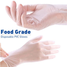 Vinyl Gloves Disposable 100 50 20 pcs Polyethylene Clear Examination PVC Powder Free Latex-Free Home Cleaning Gloves by fashioncafee.com
