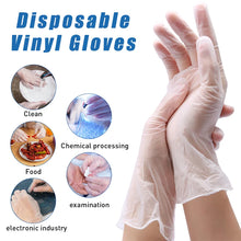 Vinyl Gloves Disposable 100 50 20 pcs Polyethylene Clear Examination PVC Powder Free Latex-Free Home Cleaning Gloves by fashioncafee.com