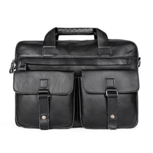 JOYIR Genuine Leather Men's Briefcases 15.6