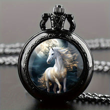 Horse Pendant Quartz Pocket Watch by Infinite Steampunk / Buddify