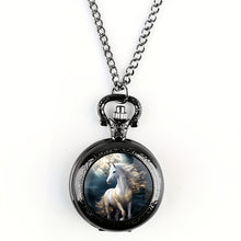 Horse Pendant Quartz Pocket Watch by Infinite Steampunk / Buddify