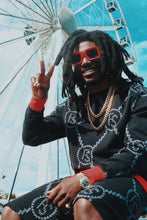 FS Intarsia Hearts Shorts (Black) by Fly Supply Co / Buddify