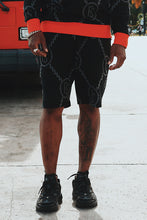 FS Intarsia Hearts Shorts (Black) by Fly Supply Co / Buddify