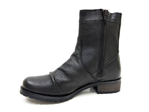 Lydia Ash Brown Slouchy Vintage Boot by oobash / Buddify